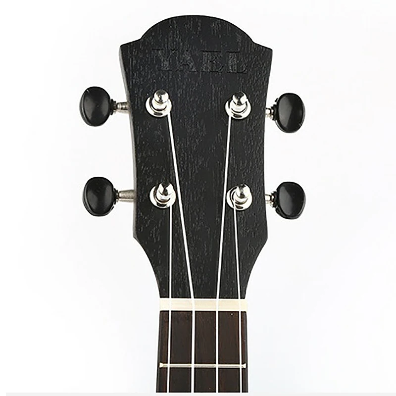YAEL 23 дюймов Гавайские гитары укулеле концертный черный красное дерево Уке 4