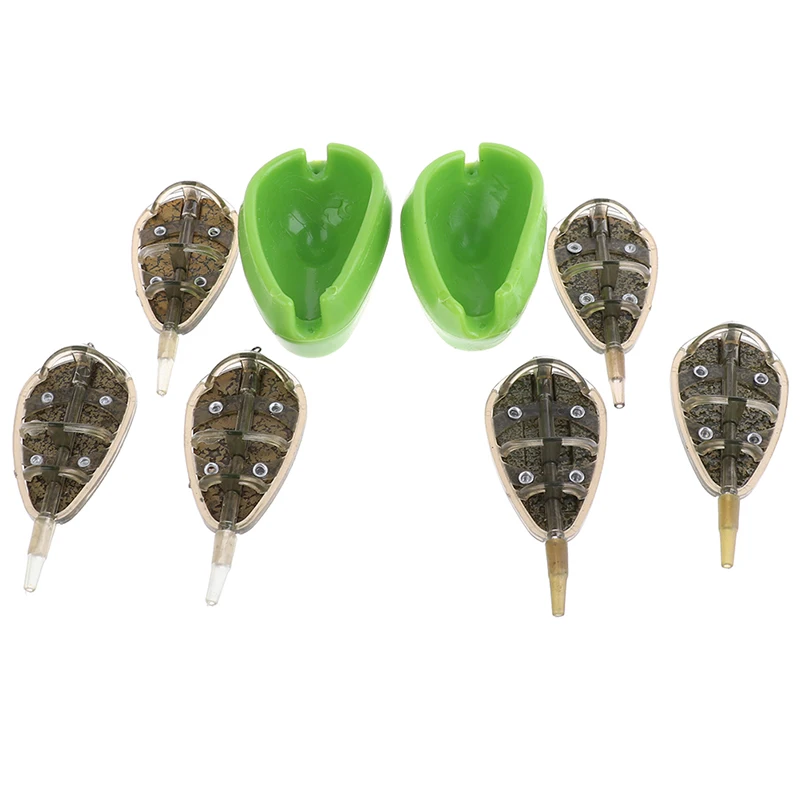 Inline Method Feeder Mould Bait Thrower Plumb Set Carp Fishing Holder Tool Outddor Fish Tackle Pesca Iscas Accessories | Спорт и