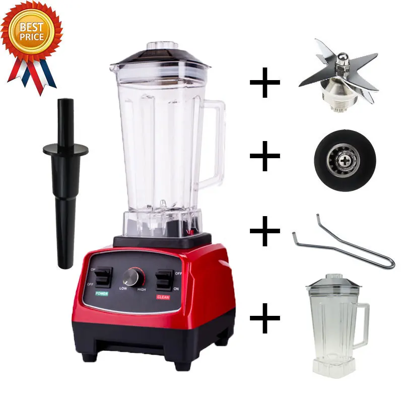 blade drive tool jar 2200 Вт Сверхмощный коммерческий столешница блендер 2л 68 унций встроенный таймер BPA бесплатно профессиональная соковыжималка для льда смузи супы машина - Цвет: blade drive tool jar