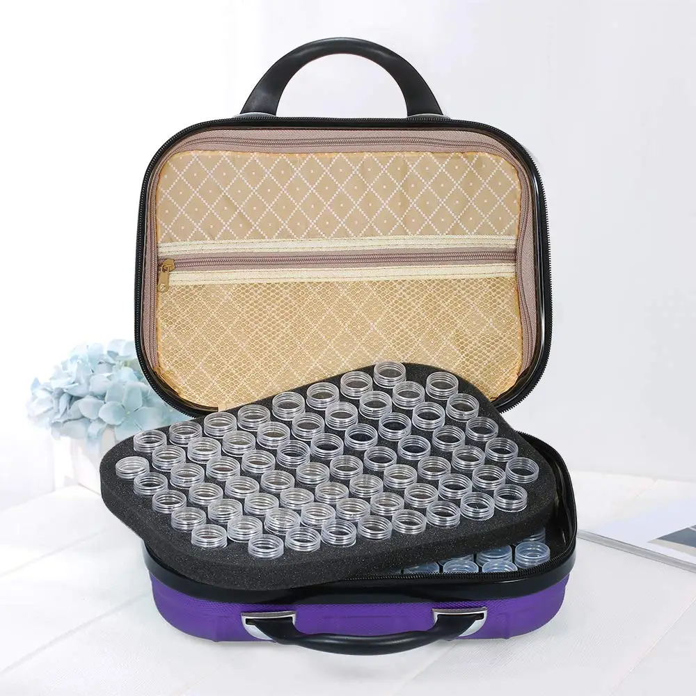 

132 bottle box diamond embroidered storage box diamond gift 28 grid box diamond painting tool DIY 5D diamond crafts