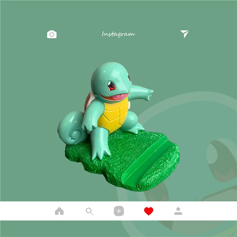 Высокое качество милый мультяшный покемон Squirtle Charmander, Бульбазавр, Гараж Комплект универсальная настольная подставка для мобильного держатель телефона Подставка - Цвет: Squirtle
