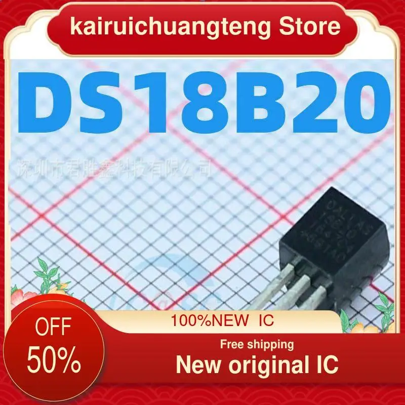 

10-200 шт. DS18B20 TO-92 новый оригинальный IC