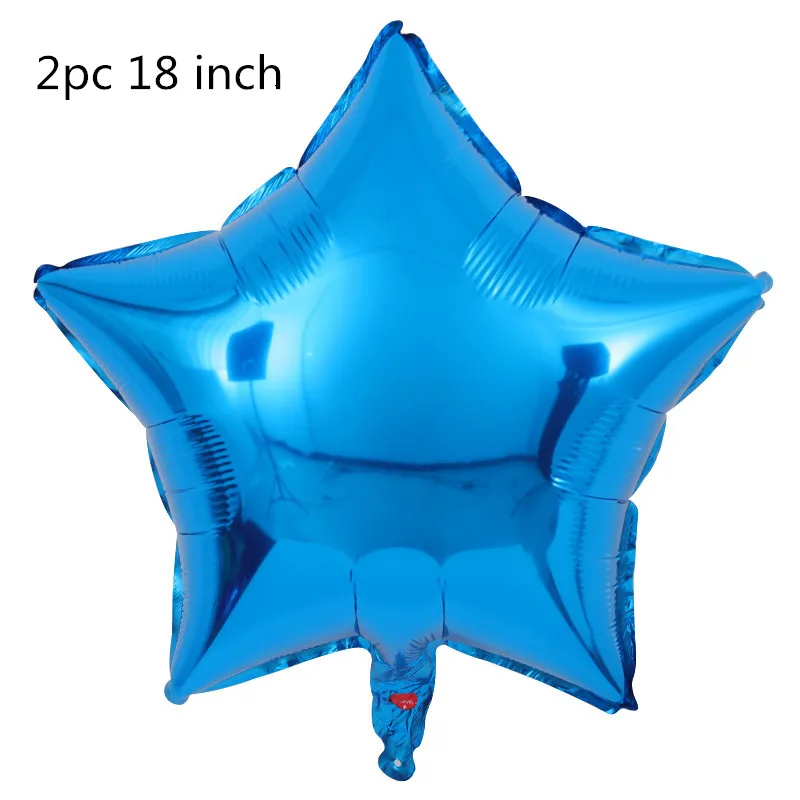 2pcs blue GIHOO 5 шт космонавты и ракеты корабль фольгированные шары космическое пространство с днем рождения галактика вечерние украшения Дети воздушный шар детский душ - Цвет: 2pcs blue