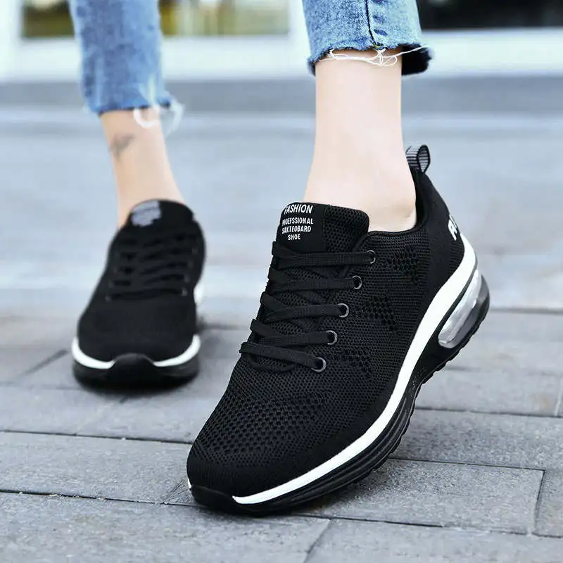 

Us 12 Sports Woman Casual Sneak Air Women's Sneakers Most Comfortable Women's Winter Sport Shoes Running Shoes Ladies Tennis