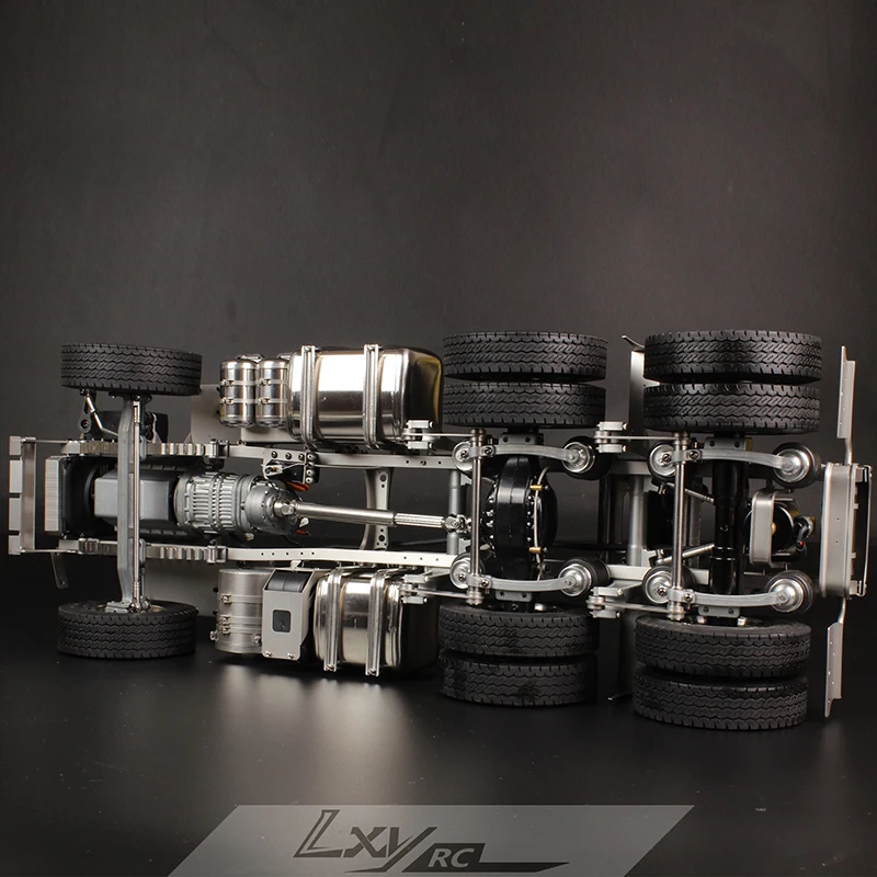 Scaleclub LXY Model 1/14 Scania R620 R470 R730 Rear Axle Lifting 6x2 Tractor Chassis Suitable For Tamiya Truck CAB | Игрушки и хобби