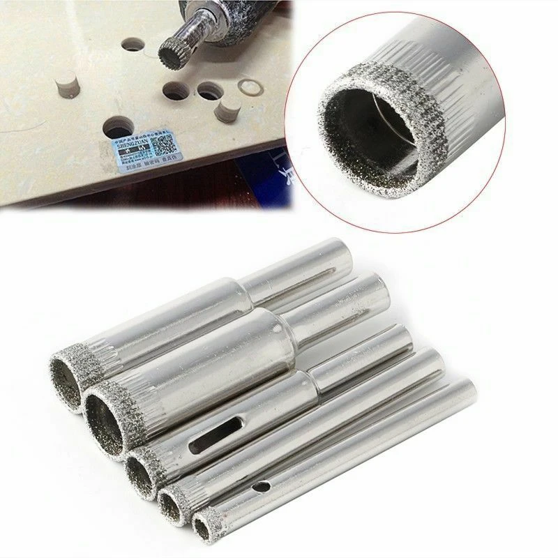 5Pcs Hole Opener Diamond Coated Hss Drill Bit Tile Marble Glass Ceramic Wood Circle Hole Saw Cutter Drilling Bits For Power Tool