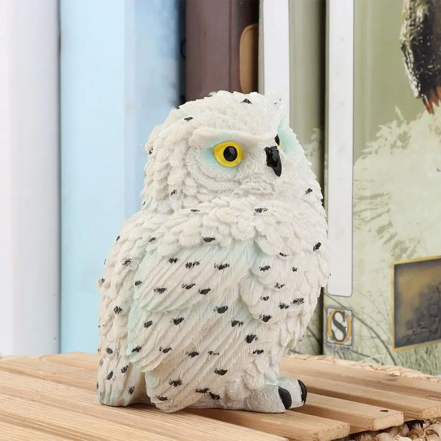 Сказочный Сад искусственная сова украшения миниатюры Смола Имитация Совы