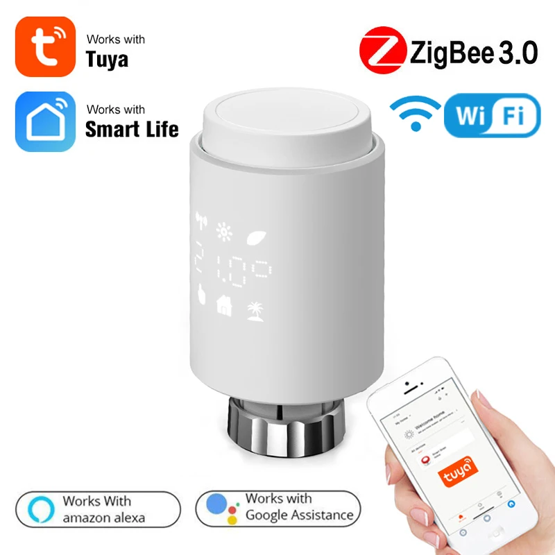 

Программируемый Мини-радиатор Tuya ZigBee 3,0, с голосовым управлением