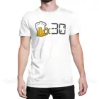 Хлопковая футболка с принтом пива тридцать, футболка для выходных с пивом, футболка для взрослых