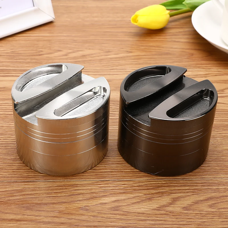 75 мм цинковый сплав двухсторонний паз измельчитель для трав и табака 4 слойная