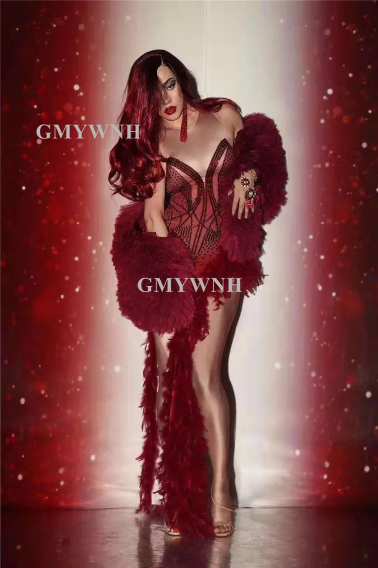 A01 Сексуальное Женское пальто с перьями женское платье для танцев на шесте