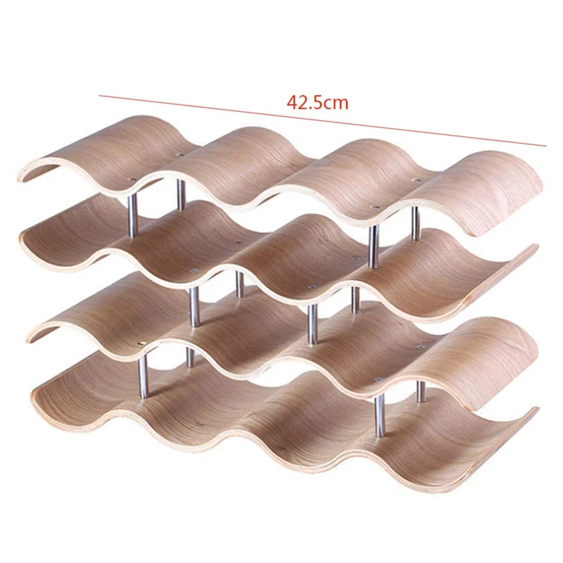 Деревянный волна винный шкаф/Творческий дом винограда винная полка винного