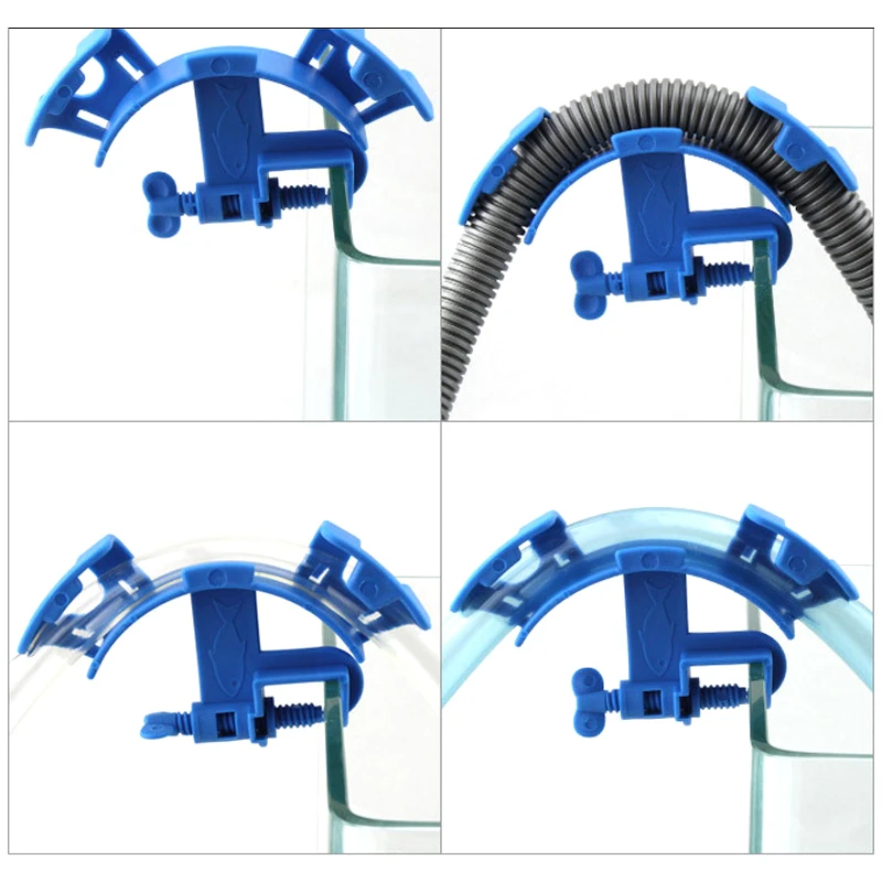 Аквариум фильтрации шланг для душа держатель зажим трубы воды фильтр крепление