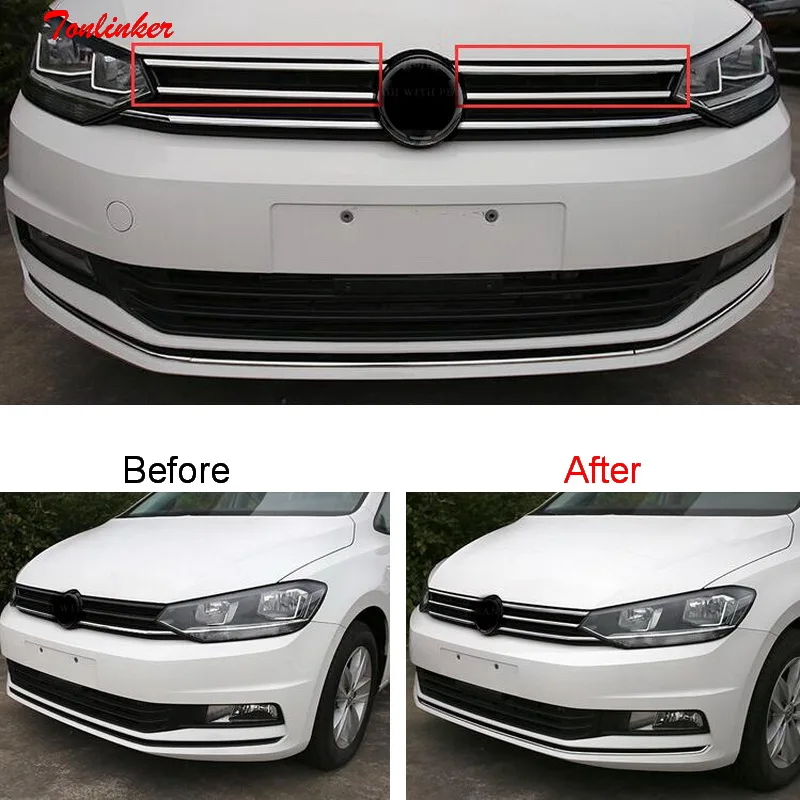 Tonlinker чехол стикеры для Volkswagen Passat Touran L 2016-18 автомобильный Стайлинг 4 шт.
