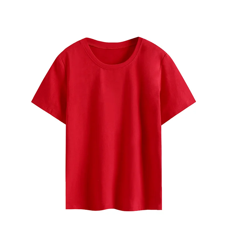 Новинка 2020 Хлопковая женская футболка весна-лето яркие цвета футболки с коротким