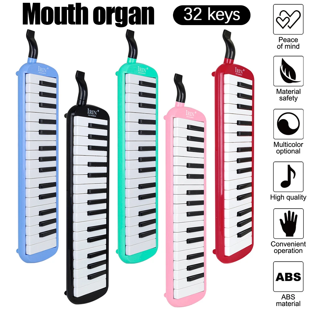 IRIN 32 клавиши пианино стиль мелодический тональный орган гармошка рот с выдувным