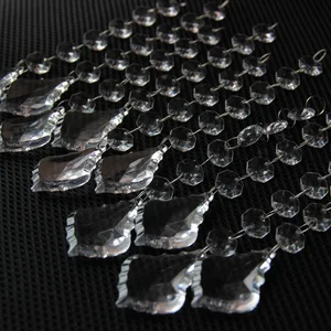 Свадебное украшение, искусственные кристаллы, акриловые бусины, нитки, призмы, подвески-гирлянды для люстры шторы, Домашняя вечеринка, Ресторан