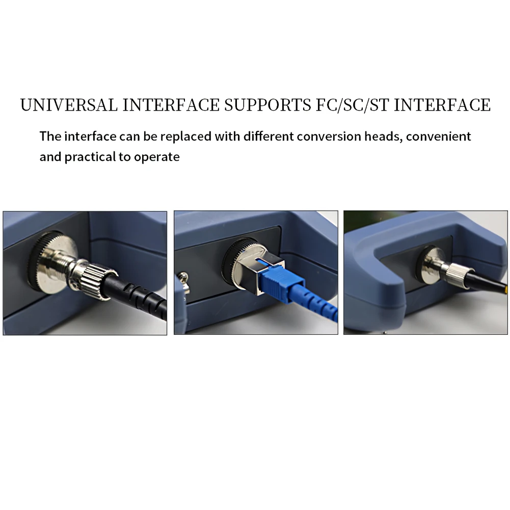 

Fiber Optical Power Meter Tool Kit High Precision -70 To +3 DBm Visual Fault Locator Fiber Optic Test Pen With FC SC Connector