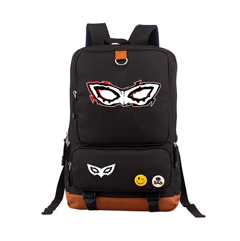 

Games Persona5 backpack printing canvas men women schoolbag student bookbag Surrounding shoulder travel bag Teenagers backpack
