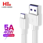 5A Кабель USB Type c для Huawei mate 40 30 20 10 pro lite P40 p30 20 10 pro lite Honor Кабель для быстрой зарядки 1 м 2 м для Xiaomi Redmi Note 7 8 Pro 8A 6a Кабель Type-c для Samsung S10 S9 Быстрый кабель