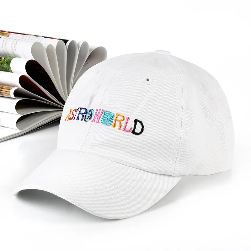 

100% Cotton ASTROWORLD Baseball Caps Unisex Dad Hat Cap High Quality Embroidery Man Women Summer Hat
