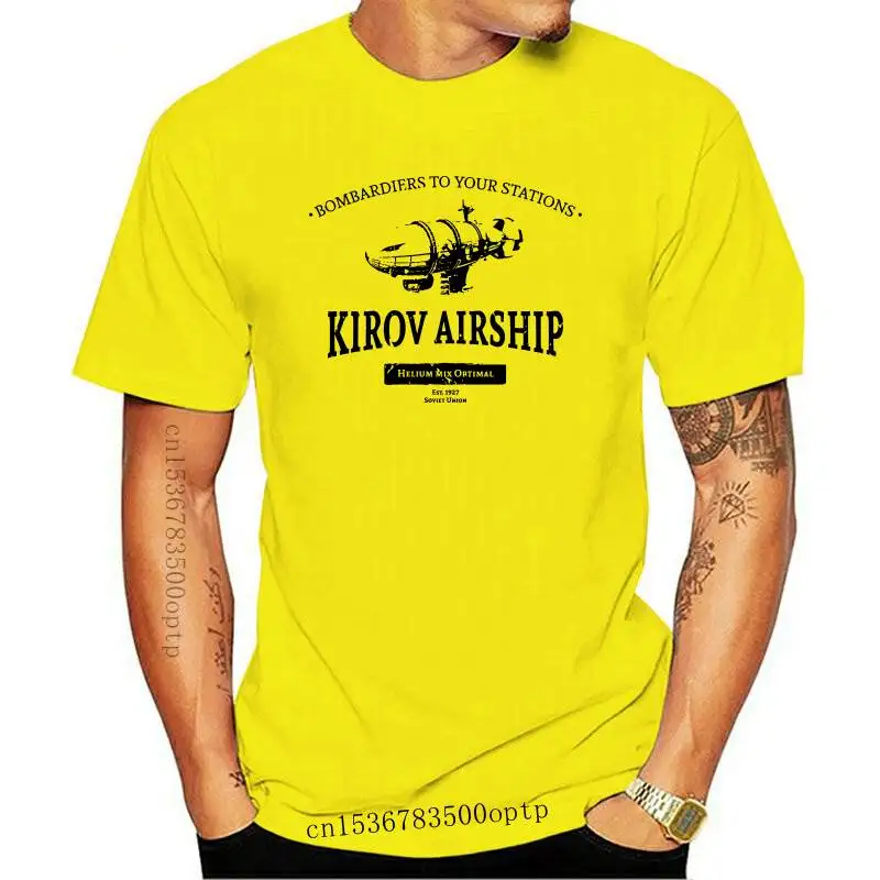 

Men t-shirt Kirov Airship tshirt cotton tshirt men summer fashion t-shirt euro size