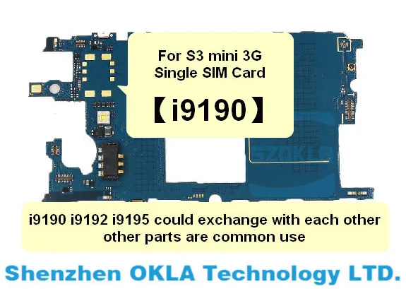 Материнская плата для Samsung GT i9190 i9192 i9195 S4 mini 1 шт. 5 Гб ОЗУ 8 ПЗУ материнская б/у