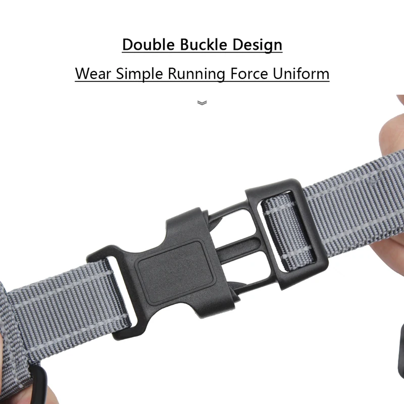 Светоотражающий нейлоновый ошейник для собак средних и крупных нагрудный ремень