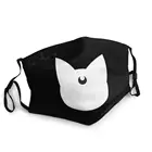 Маска для лица унисекс Сейлор Мун Артемис, неодноразовая аниме маска для защиты от смога и пыли, респиратор для рта