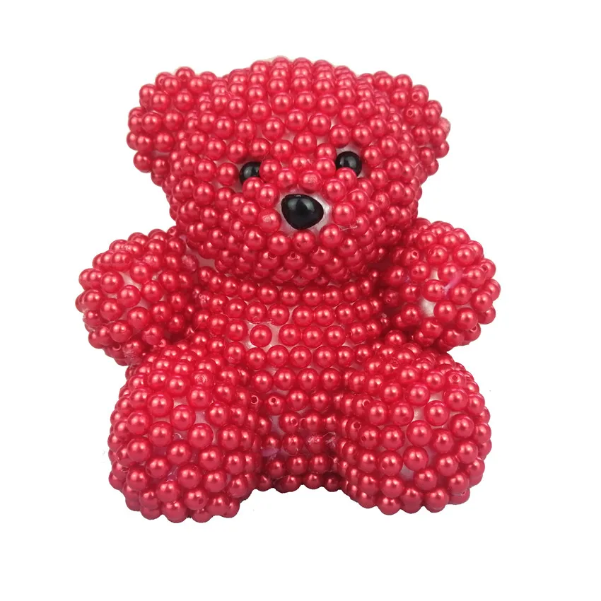 Сделай Сам пенопластовая форма медведя искусственный жемчуг свадебное