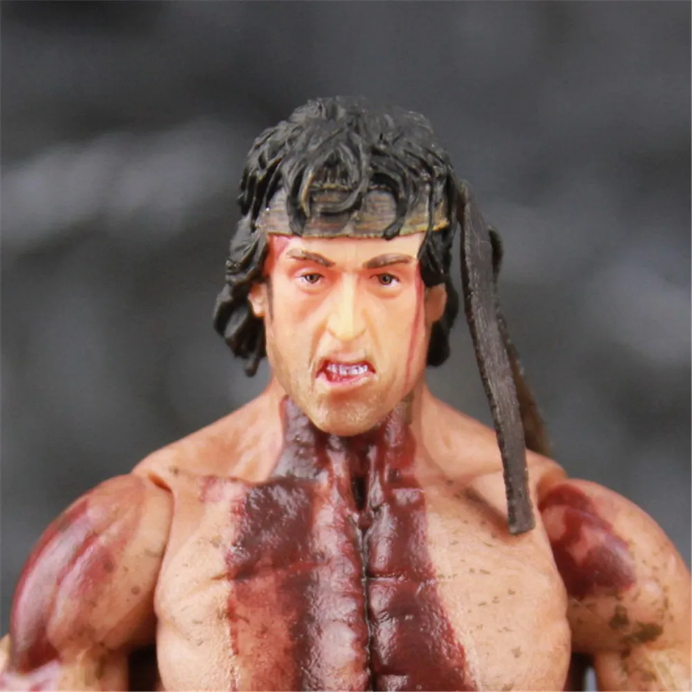 Изготовленный На Заказ Первая кровь фильм кровавый Джон J.R 7 &quotфигурку Сильвестр