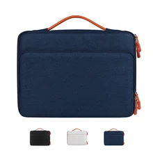 Laptop Handbag 13/14/15 inch Notebook Sleeve Bag for Macbook Double Zipper Computer Carry Bag Briefcase for Xiaomi Huawei Dell