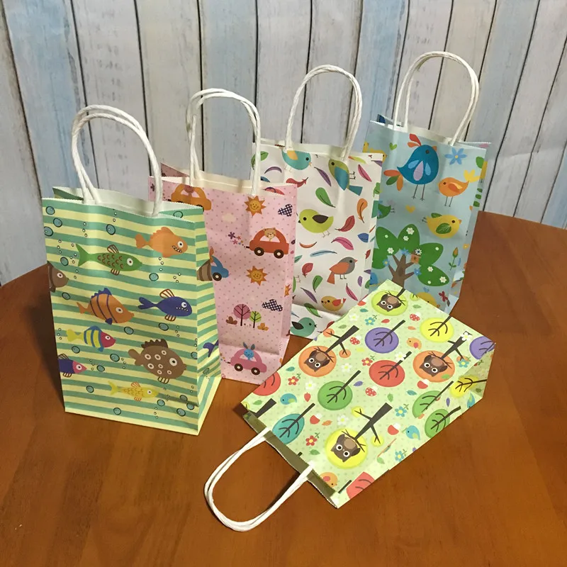 5 шт. бумажная Подарочная коробка с ручкой | Дом и сад