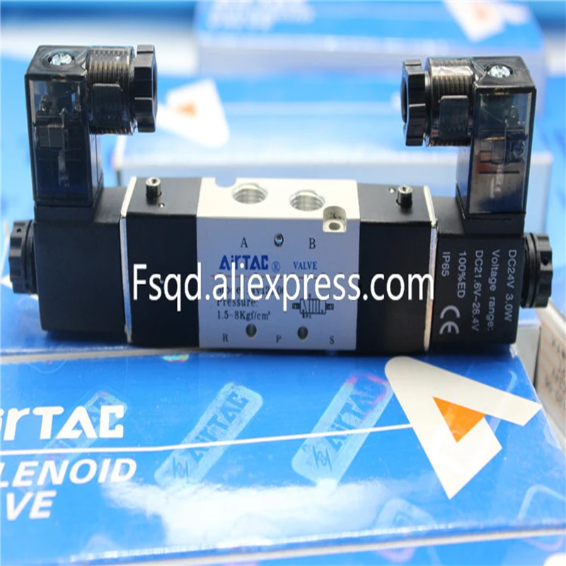 Электромагнитный клапан AIRTAC 4V120-06 24В постоянного тока 220 В качественные