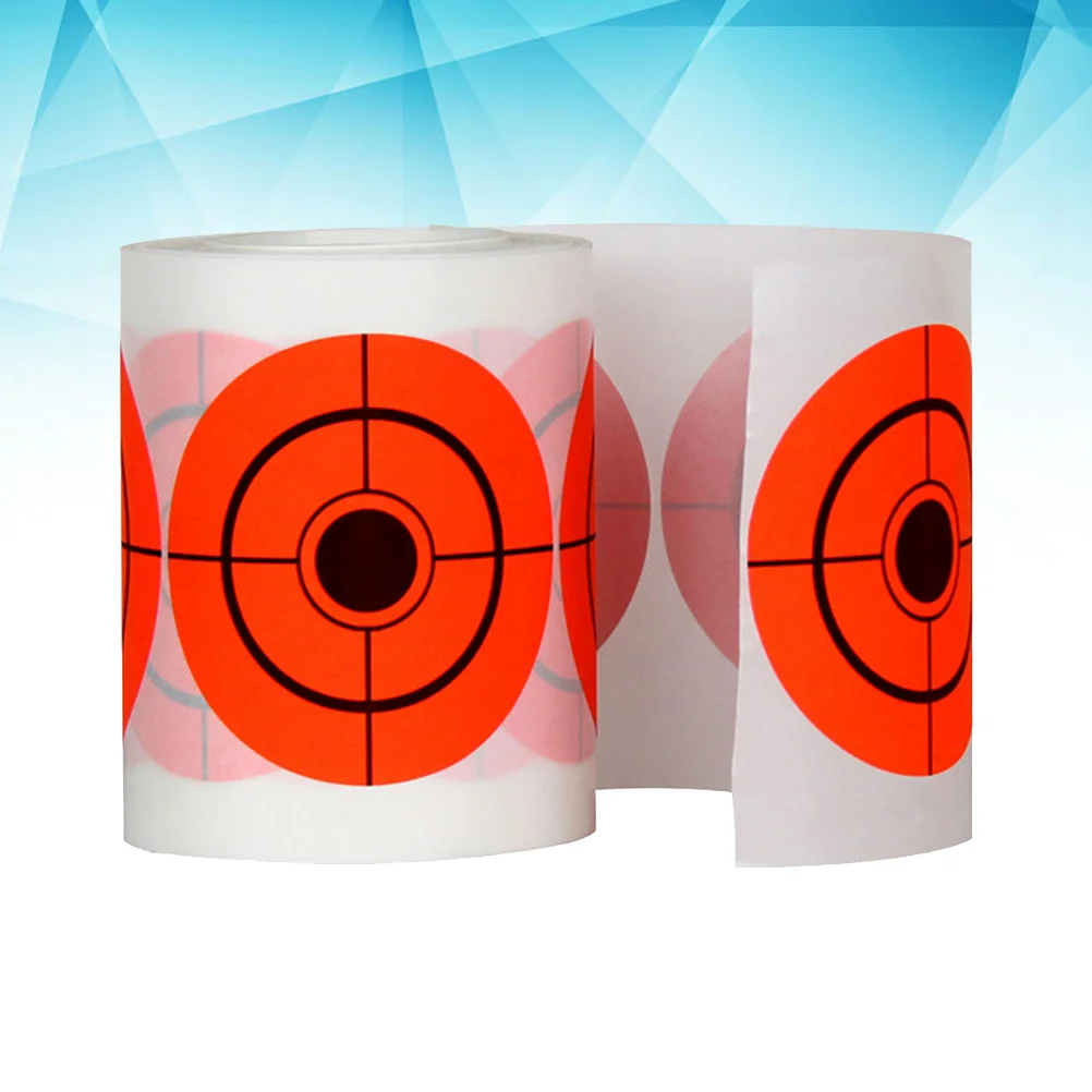 

250Pcs 7.5 Diameter Adhesive Shooting Target Round Splatter Target Stickers
