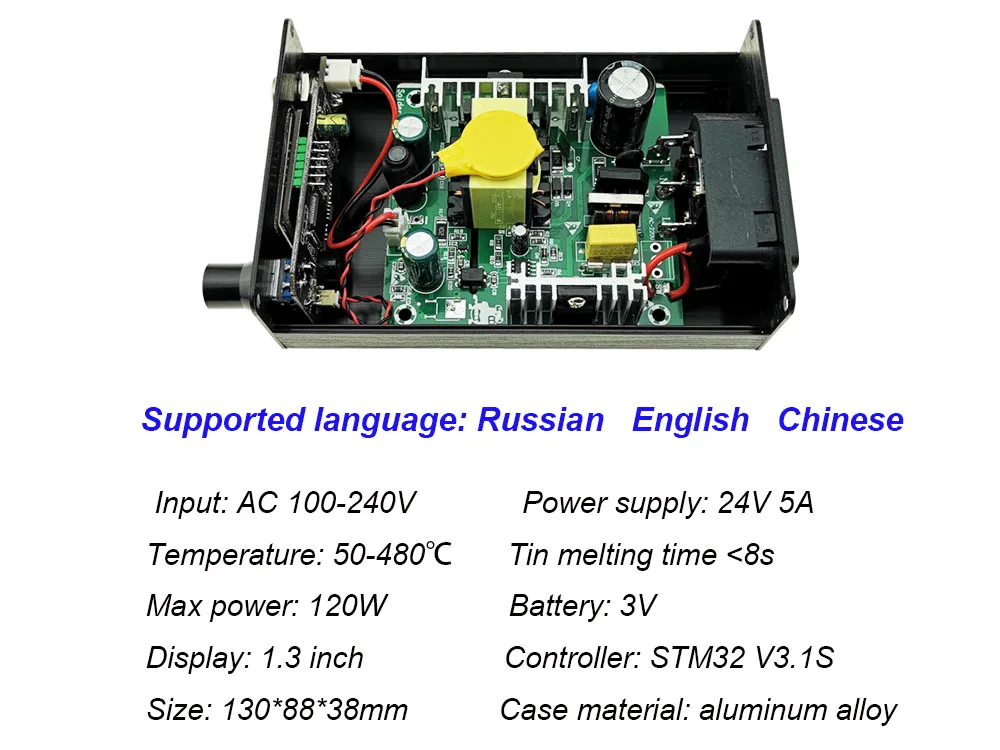 KSGER T12 паяльник STM32 V3.1S OLED DIY пластик FX9501 ручка электрические инструменты быстрый нагрев T12 железные наконечники 8s банки