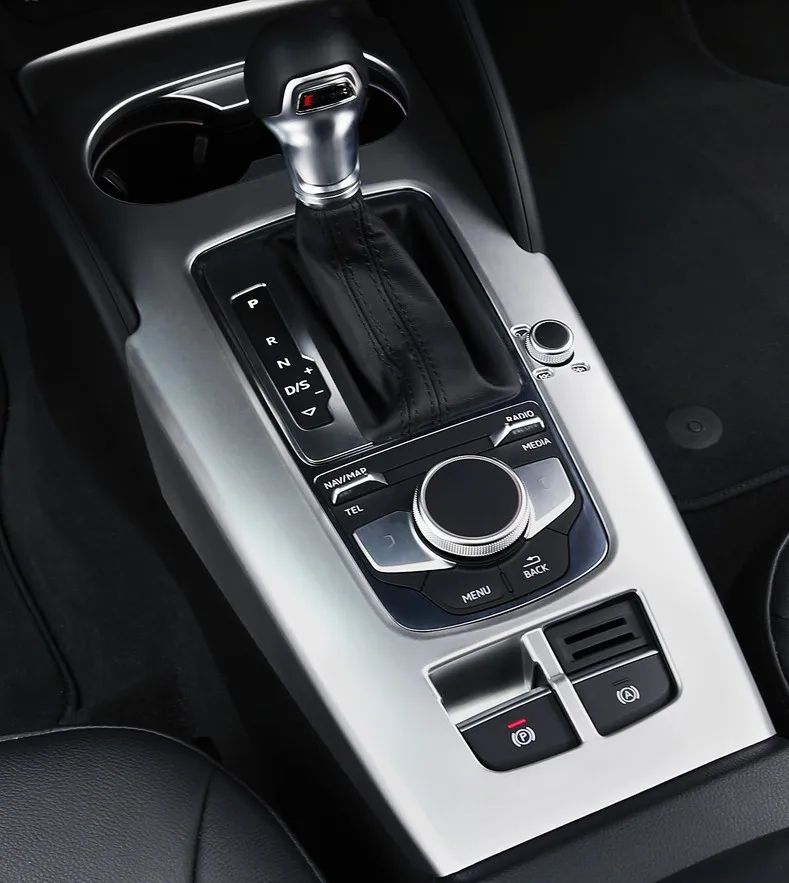 

Fit for Audi A3 2018 modified gear trim cover water cup trim panel for new A3 interior modification