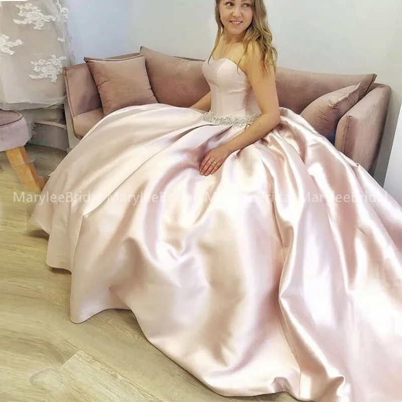 Розовое Пышное Бальное платье для выпускного вечера вечерние платья вечеринки