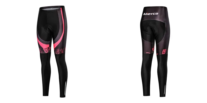 Mulher calças de ciclismo com 5d gel