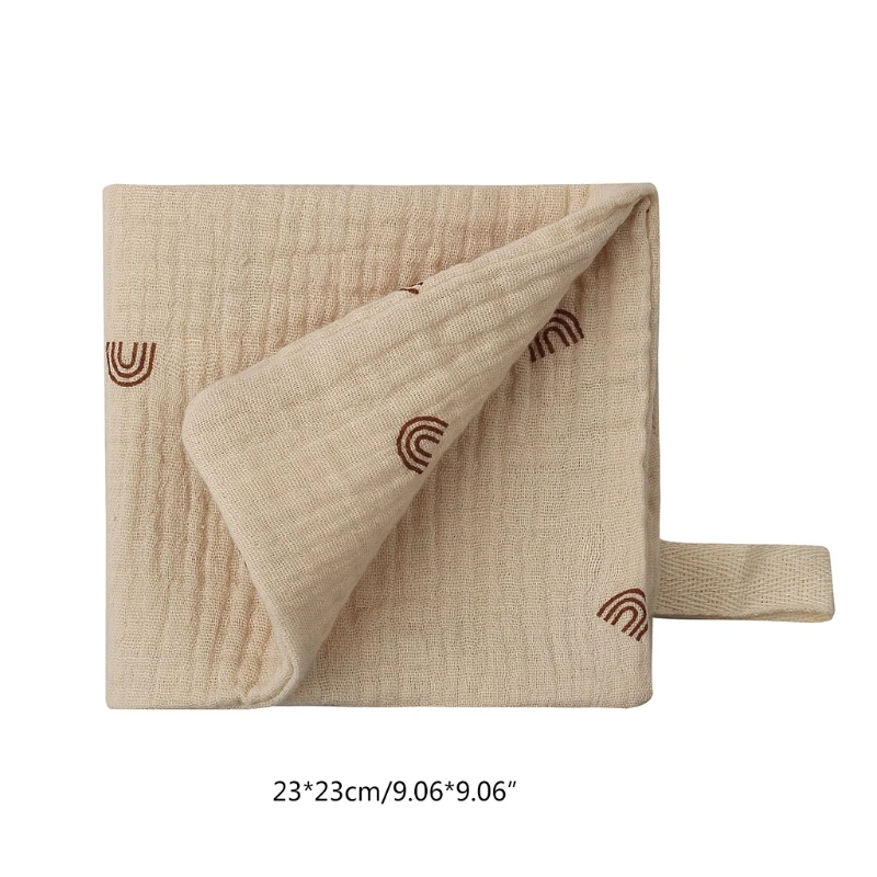 

New Baby Handkerchief Absorbent Gauze Burp Cloth Newborn Face Towel Feeding Bibs