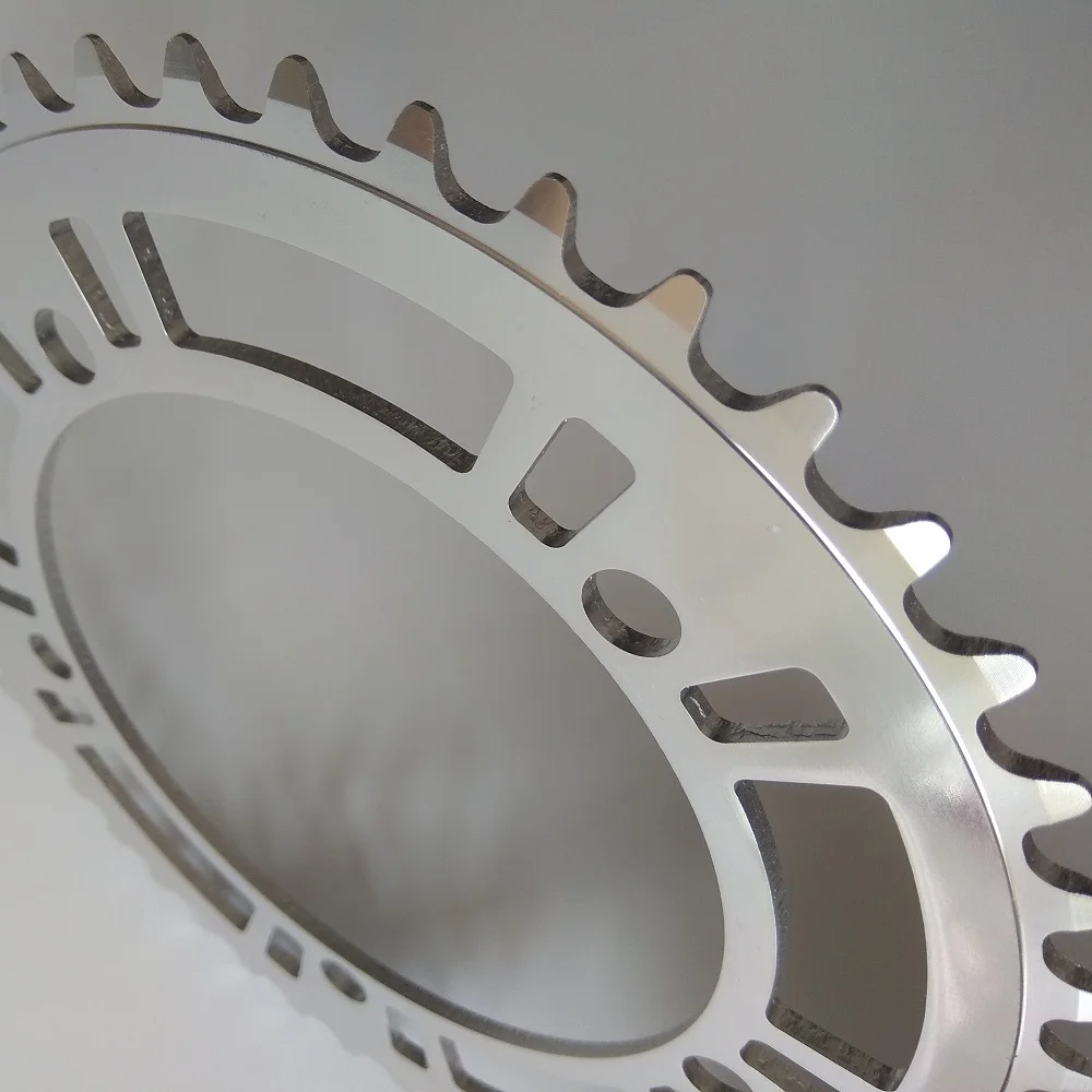 TRUYOU 130 BCD 44T 46T 48T Фиксированный зубчатый велосипедный круг для одной скорости с пластиной, цепью и зубчатым колесом, полостью восстановления для трекового кареточного комплекта.