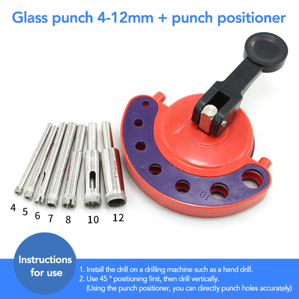 Направляющее сверло для плитки стекла керамики локатор отверстий карманные