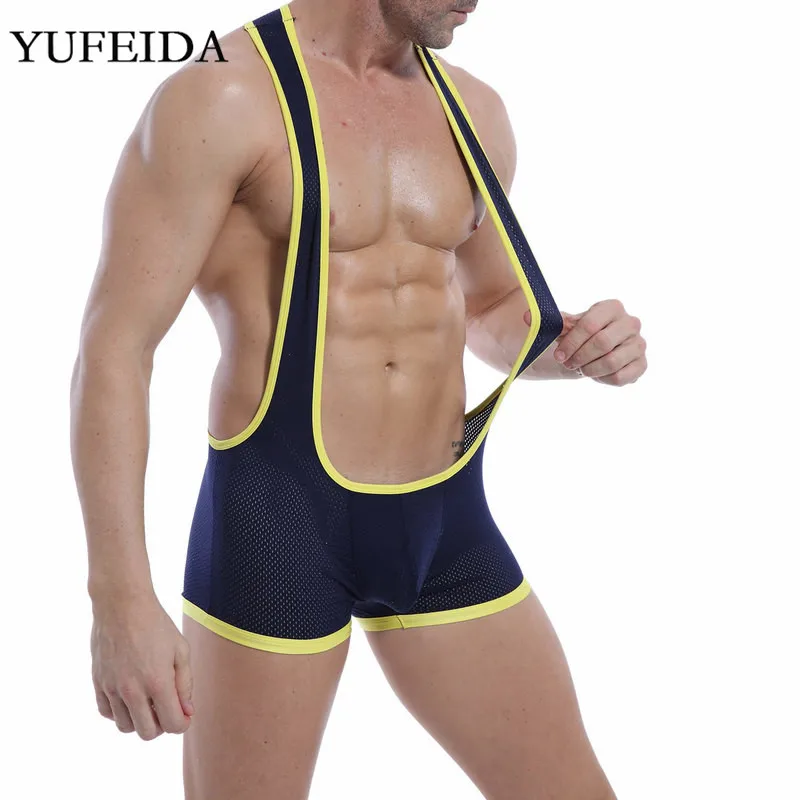 Сексуальный мужской комбинезон сексуальный боди чулок борющийся корректирующий