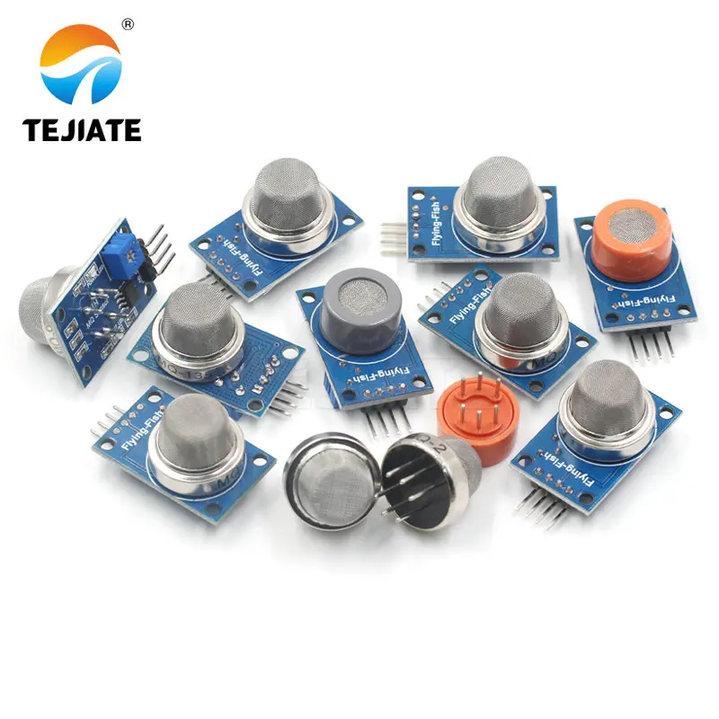 5PCS MQ Sensor Module Base Kit Air Detection Modular Device Gas Monitor Unit | Электронные компоненты и