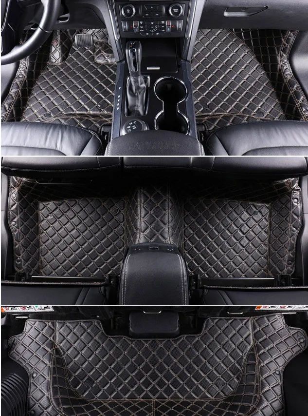 

High quality mats! Special car floor mats for Ford Explorer 7 seats 2019 waterproof carpets for Explorer 2018-2011,Free shipping