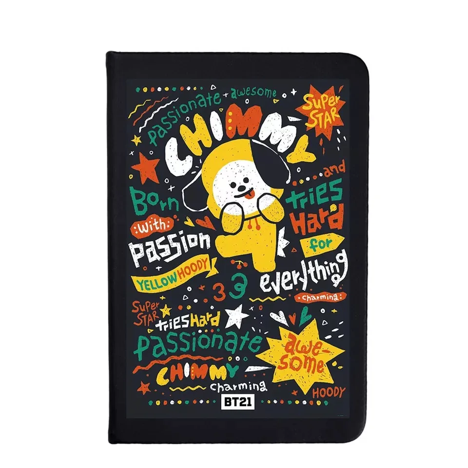 

HQBTSC Bangtan Boys Groups Notebook black matte writing notebook new cute notepad student supplies