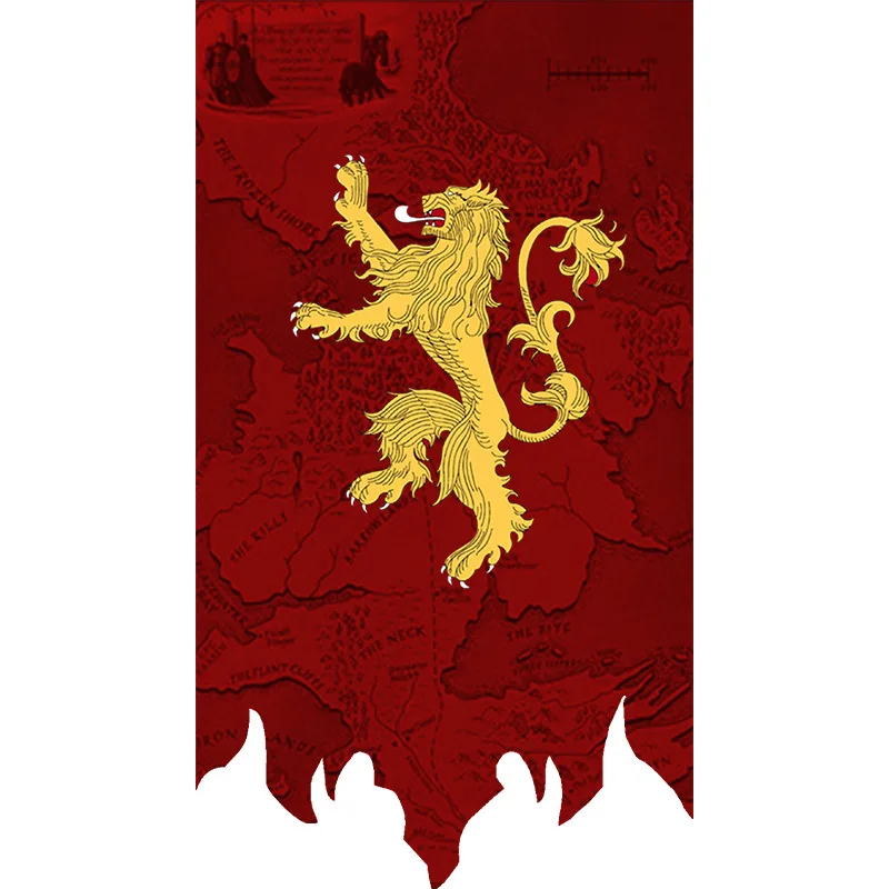 LANNISTER YAZANIE Игры престолов пользовательские флаги LANNISTER STRAK TARYARGEN TYRELL BOLTON GREYJOY MARTELL MORMONT TYRELL флаги и баннеры - Цвет: LANNISTER