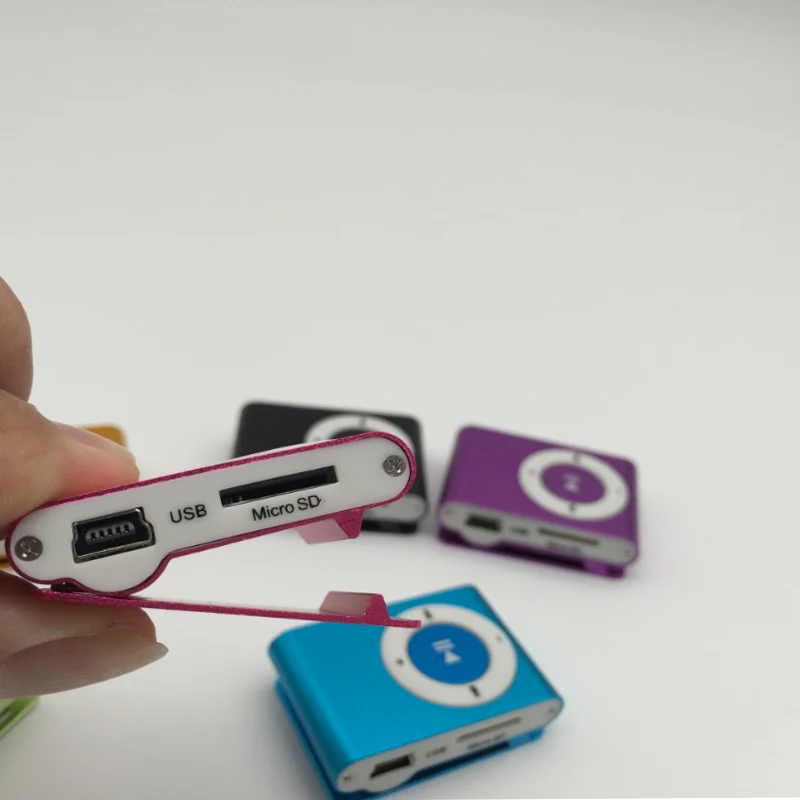 Мини USB клип MP3 плеер поддерживает 32 Гб используйте FM Радио Видео для