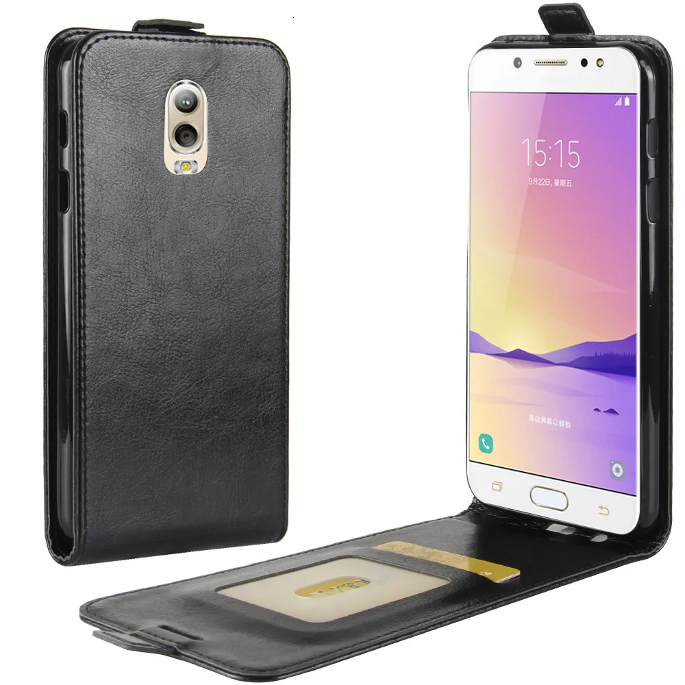 Чехол для телефона Samsung Galaxy J7 Plus флип-чехол из искусственной кожи чехол-накладка +