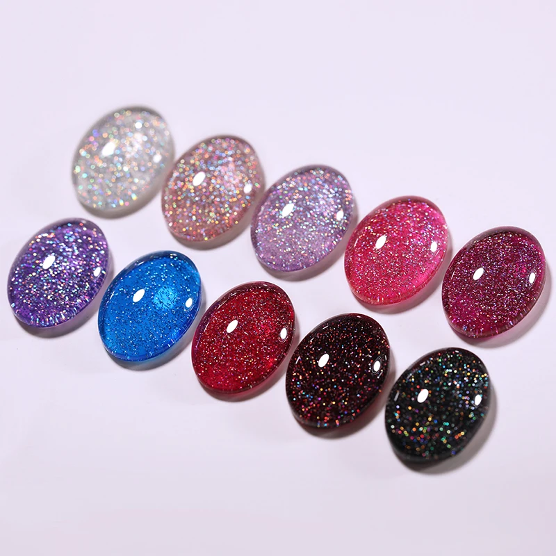 LEMOOC 8 мл блестками пайетками Гель-лак для ногтей! Полупостоянная фиолетовый